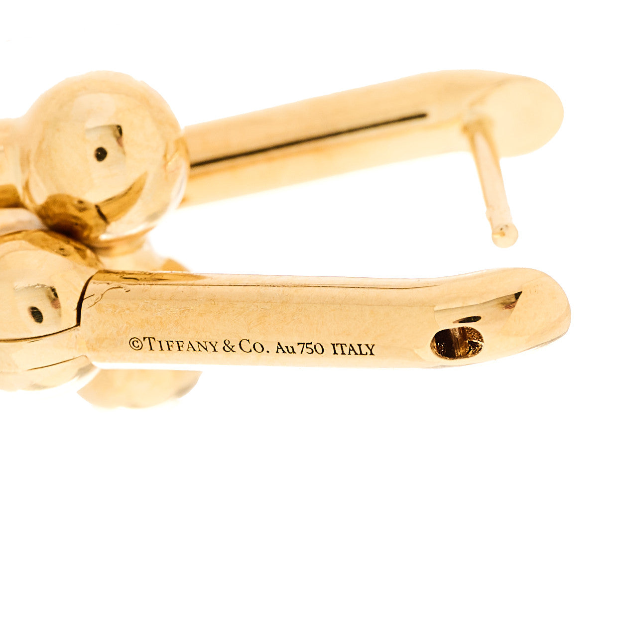 18K Yellow Gold Large HardWear Link Earrings