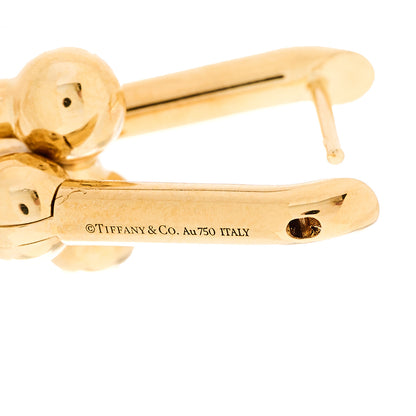 Tiffany 18K Yellow Gold Large HardWear Link Earrings 4 of 5