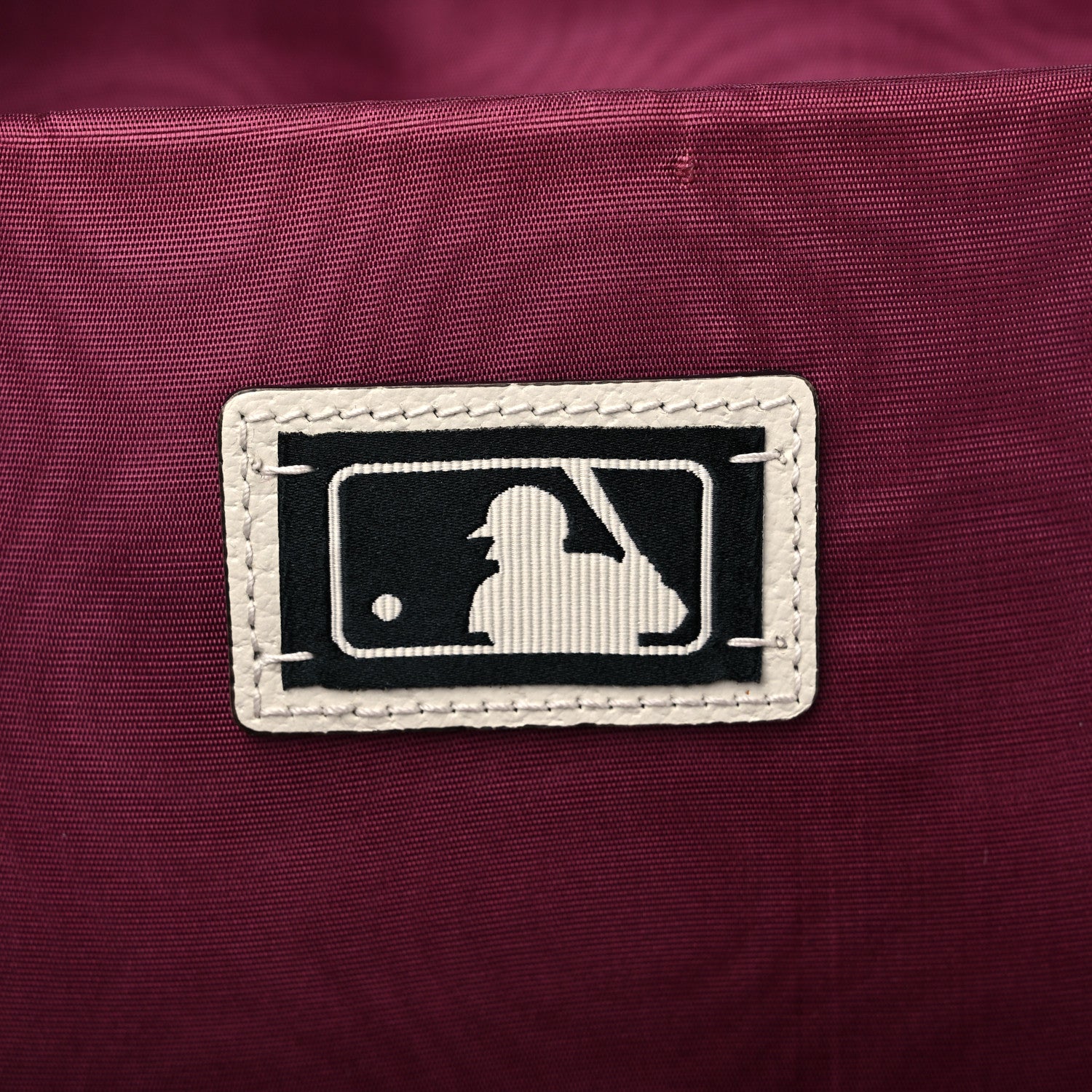 Gucci X MLB Satin Floral Print NY Yankees Patch Backpack Ivory Green 8 of 12