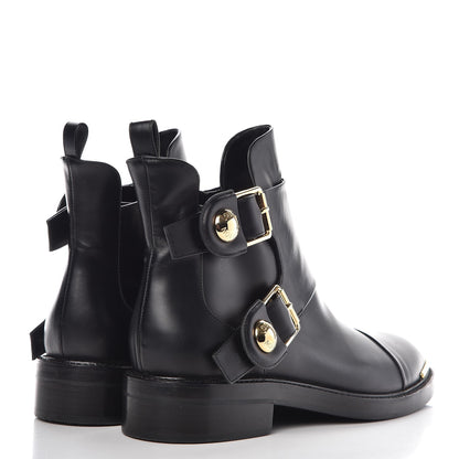 Louis Vuitton Calfskin Valley Flat Ankle Boots 39 Black 4 of 8