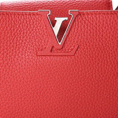 Louis Vuitton Taurillon Capucines BB Rubis 8 of 12