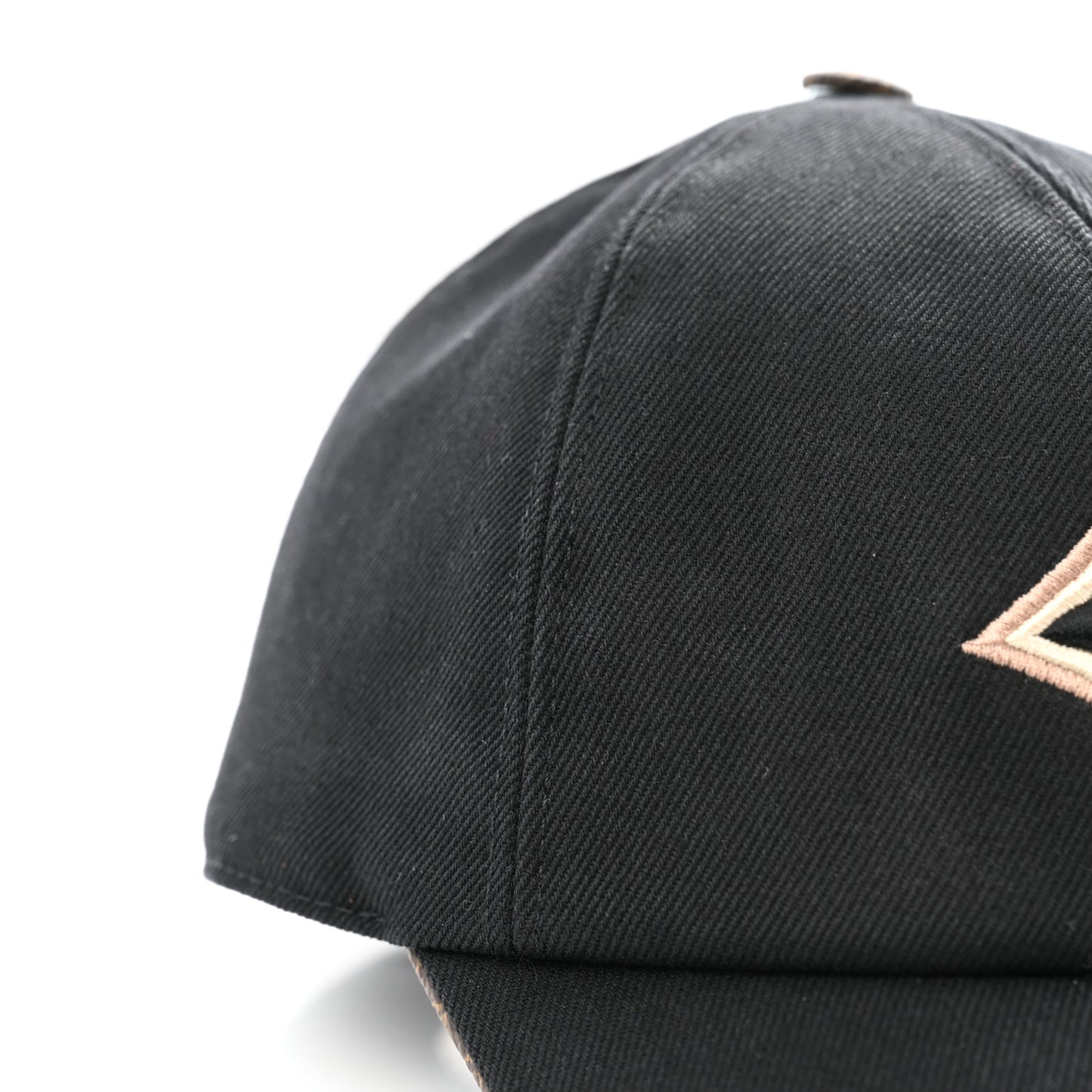 Monogram Cotton Jacquard Embroidered LV Day Cap  Black