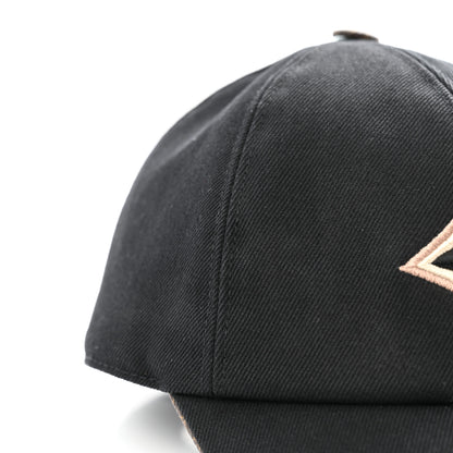 Louis Vuitton Monogram Cotton Jacquard Embroidered LV Day Cap  Black 10 of 10