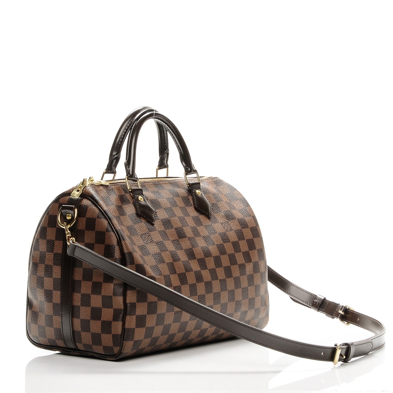 Louis Vuitton Damier Ebene Speedy Bandouliere 30 3 of 8