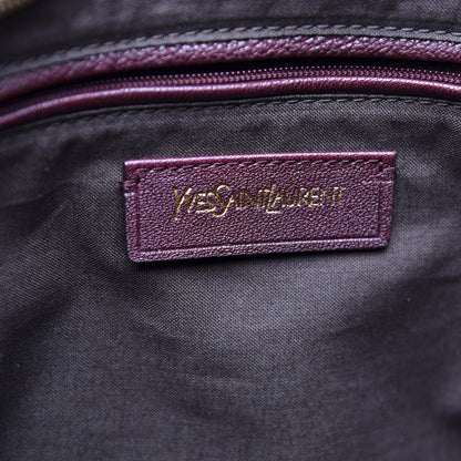 Saint Laurent Sheepskin Medium Cabas ChYc Plum 5 of 9