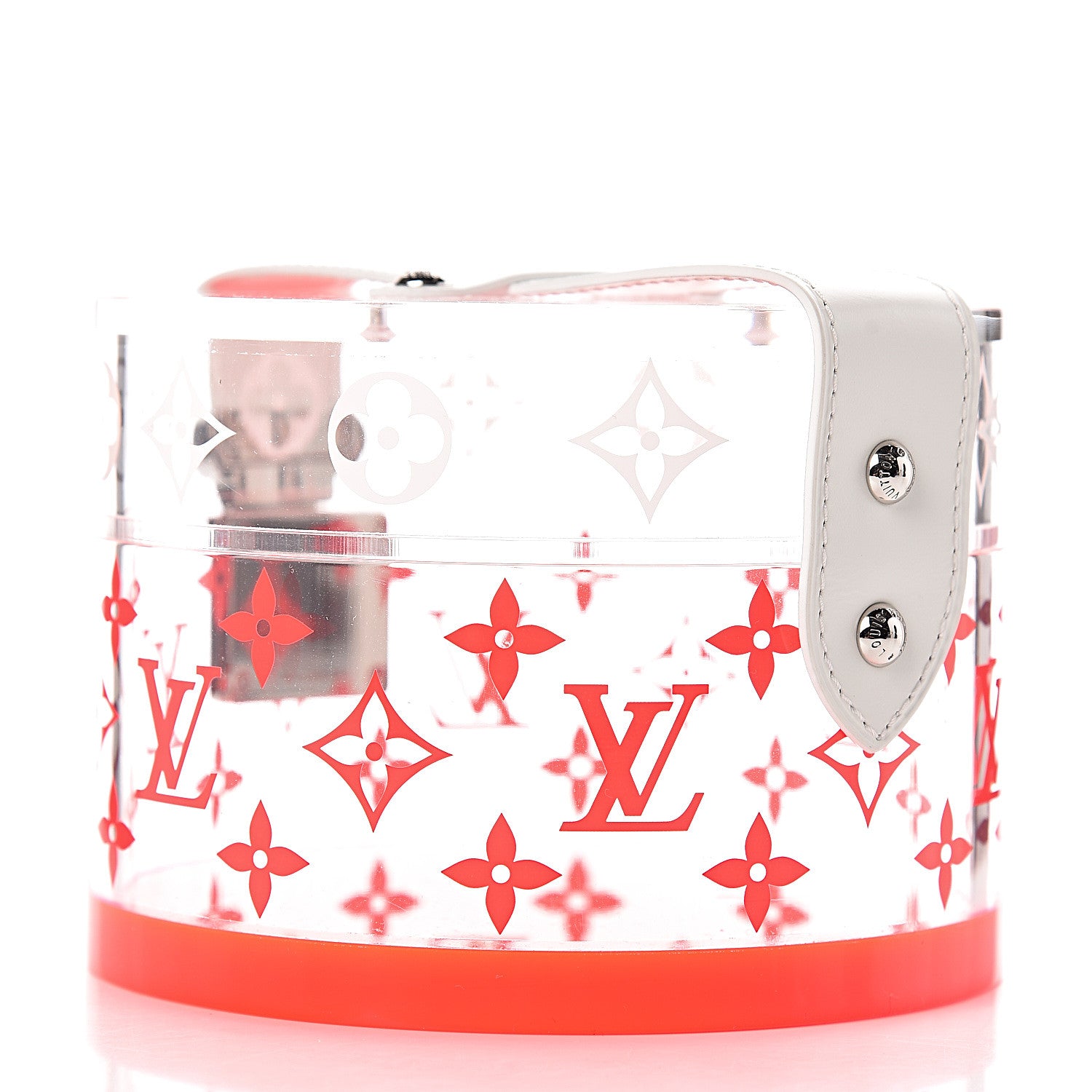 Louis Vuitton Transparent Plexiglass Box Scott Fluorescent Pink 3 of 6