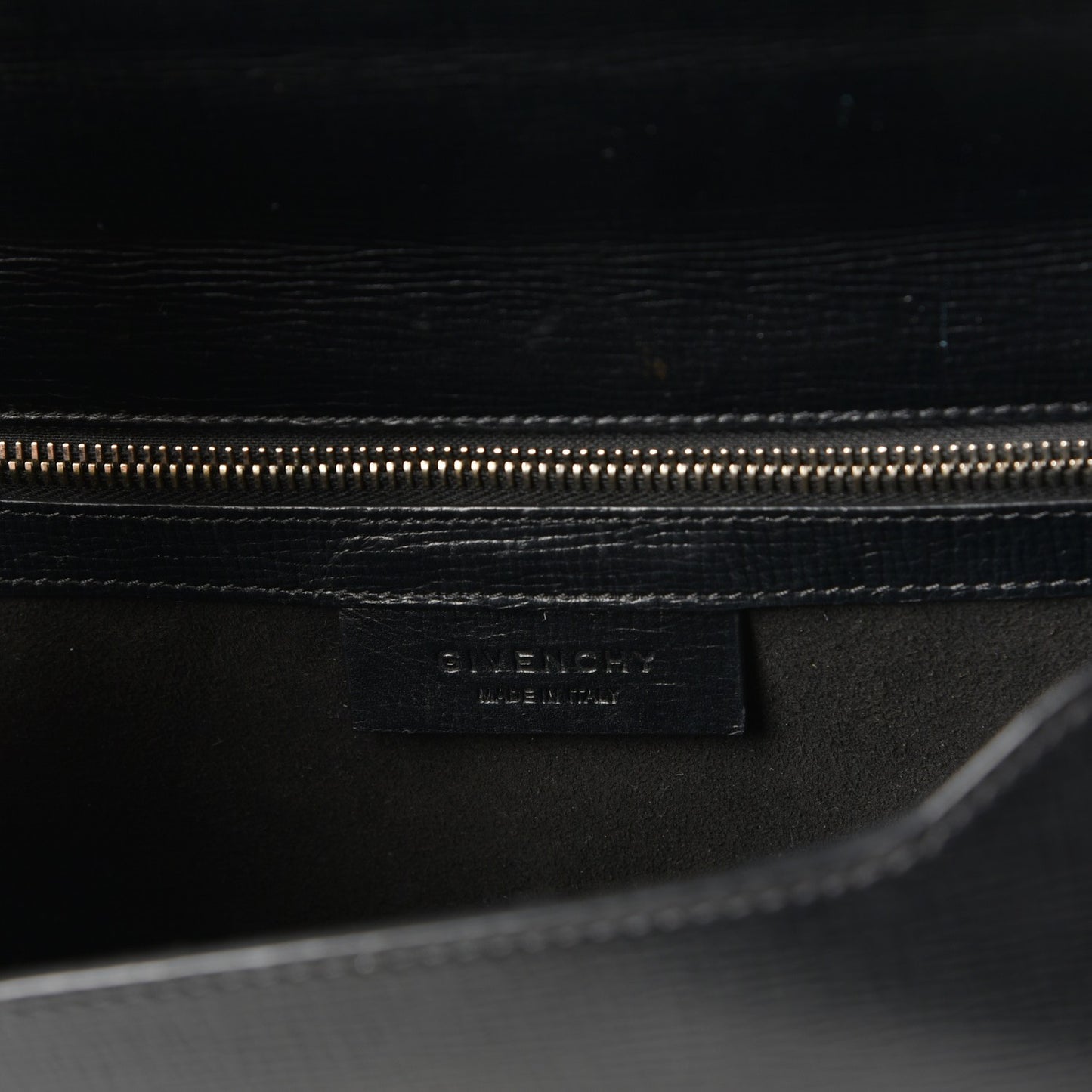 Textured Calfskin Medium Pandora Box Crossbody Bag Black