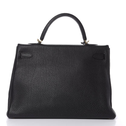 Hermes Togo Kelly Retourne 35 Black 5 of 35
