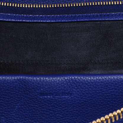 Celine Drummed Calfskin Small Belt Bag Indigo 8 of 8