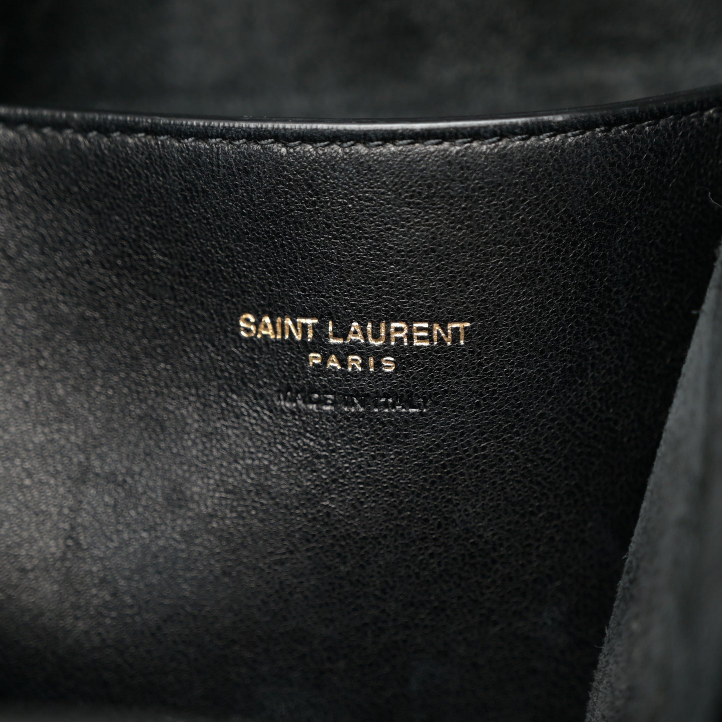 Lambskin Paris VII Pochon Black