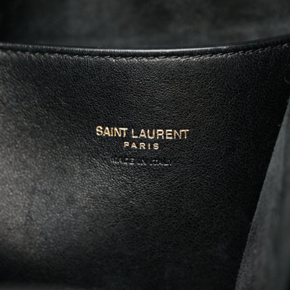 Saint Laurent Lambskin Paris VII Pochon Black 6 of 14