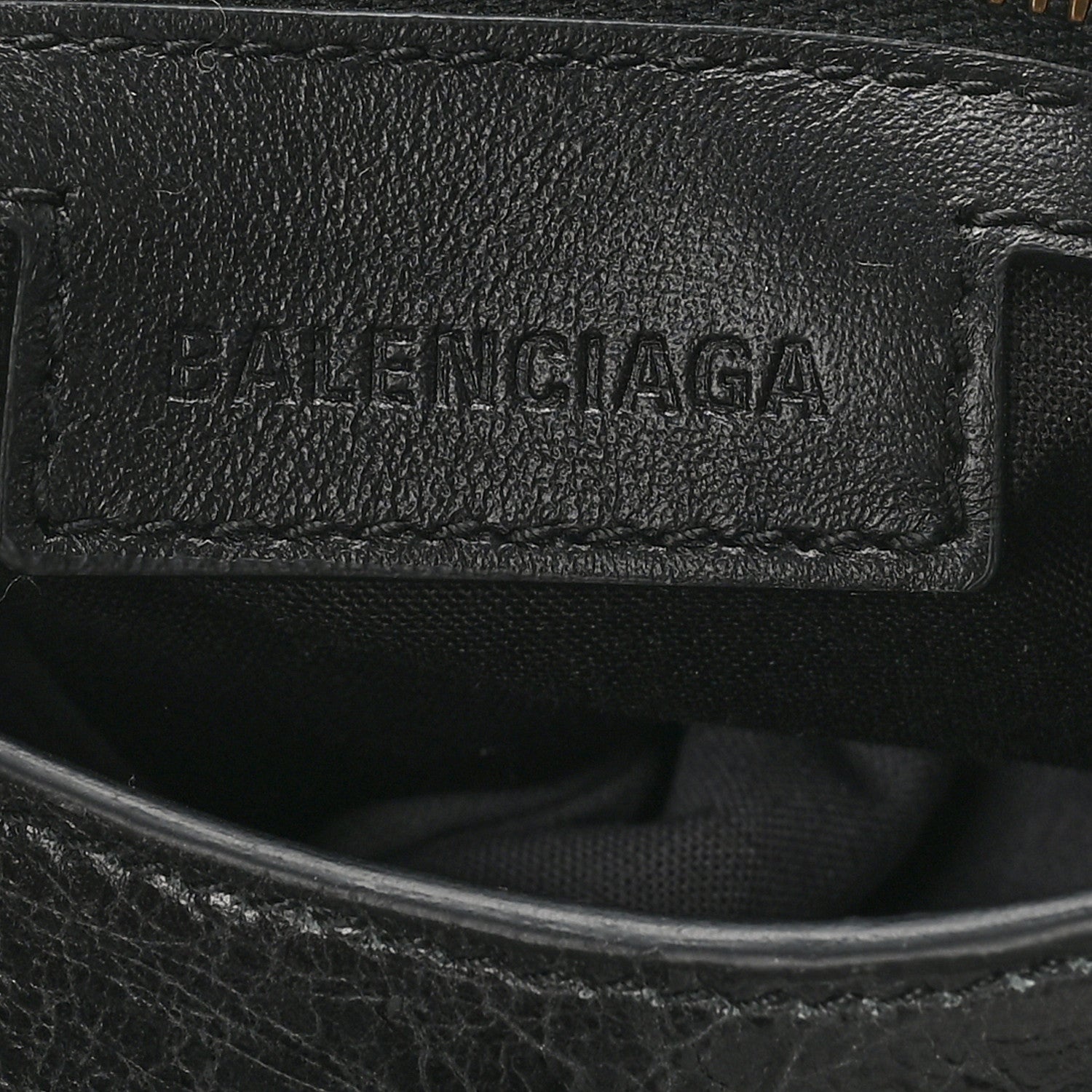 Balenciaga Agneau Arena Classic Hardware Le City Mini  Black 6 of 10