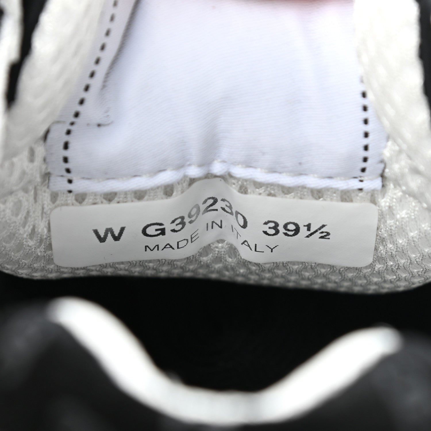 Chanel Nylon Suede Calfskin Printed CC Sneakers 39.5 White Black 7 of 7
