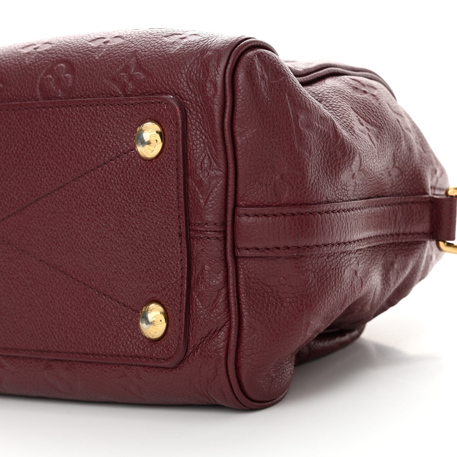 Louis Vuitton Empreinte Monogram Speedy Bandouliere 25 Wine 10 of 13