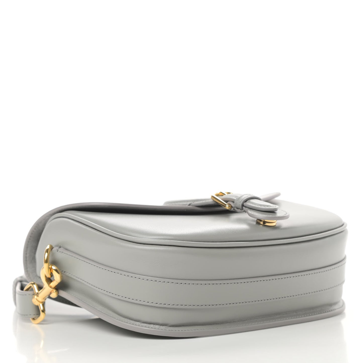 Box Calfskin Medium Bobby Flap Gray