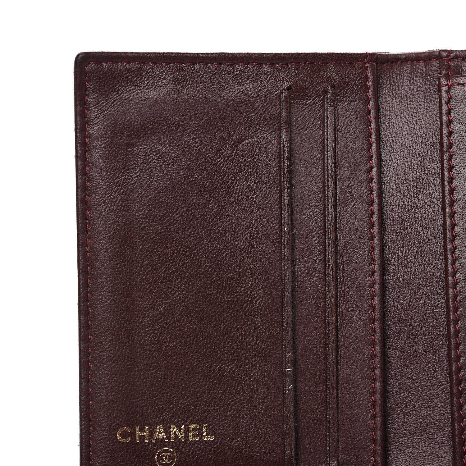 Chanel Lambskin Quilted Card Holder Wallet Black 9 of 11