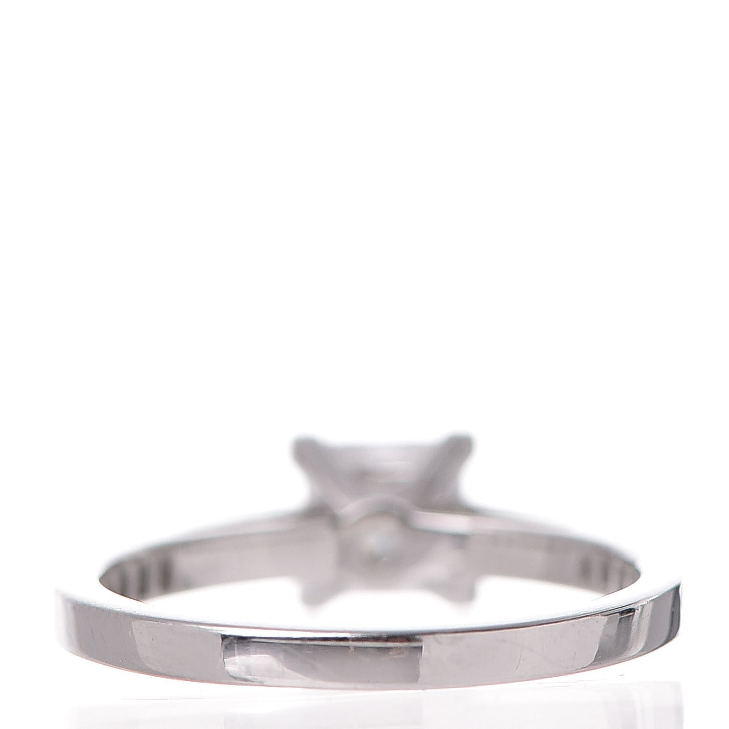 Platinum Diamond .94ct Princess Grace Engagement Ring 54.5 7