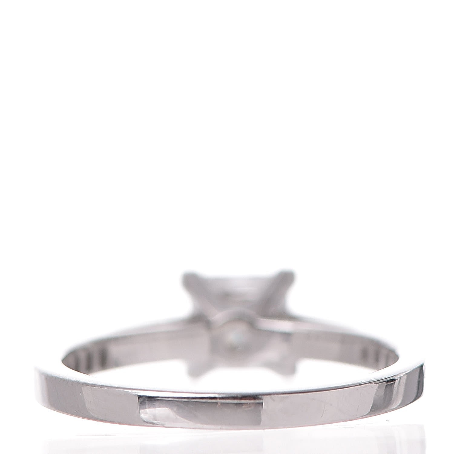 Tiffany Platinum Diamond .94ct Princess Grace Engagement Ring 54.5 7 4 of 8