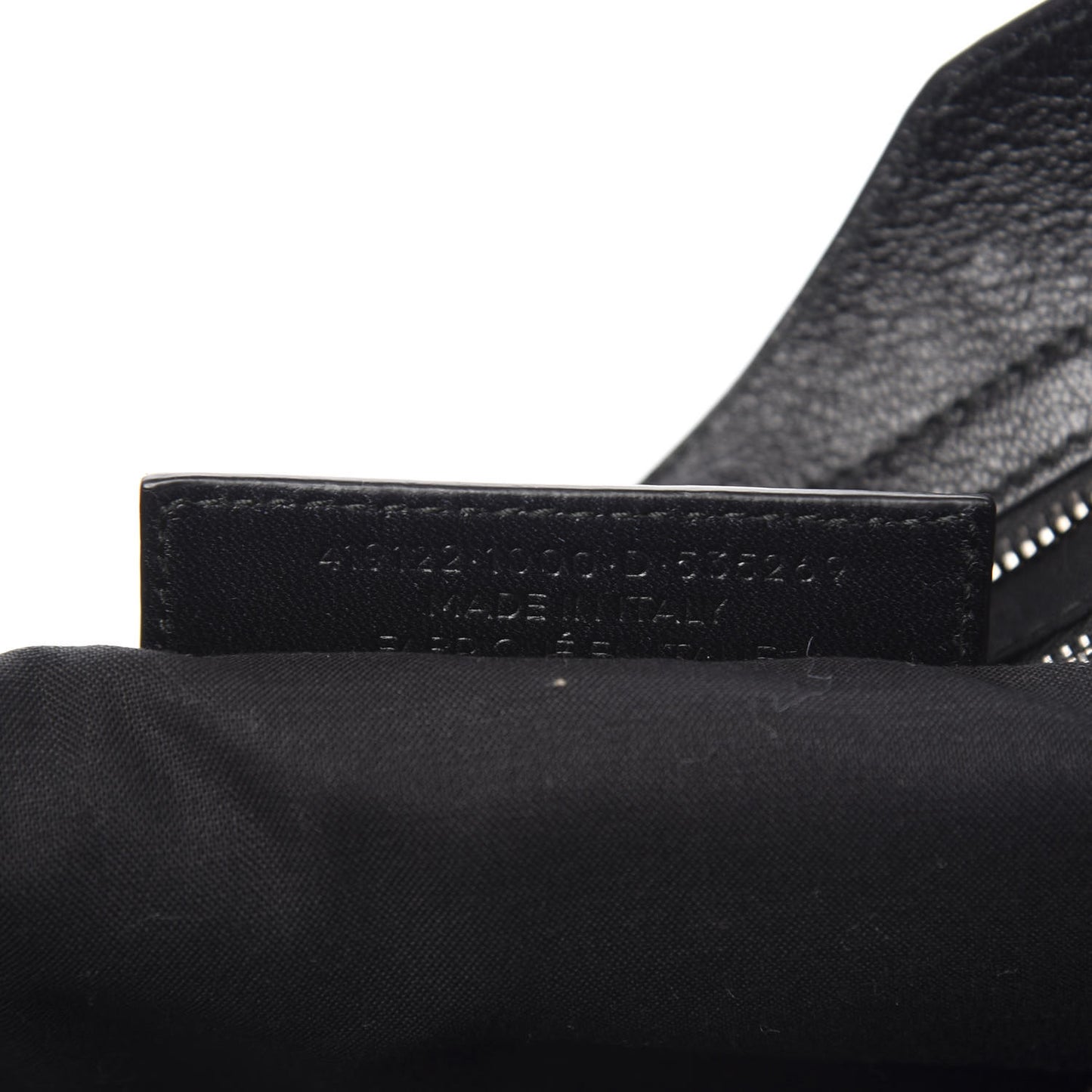 Chevre Iridescent Metallic Edge Hardware City Black