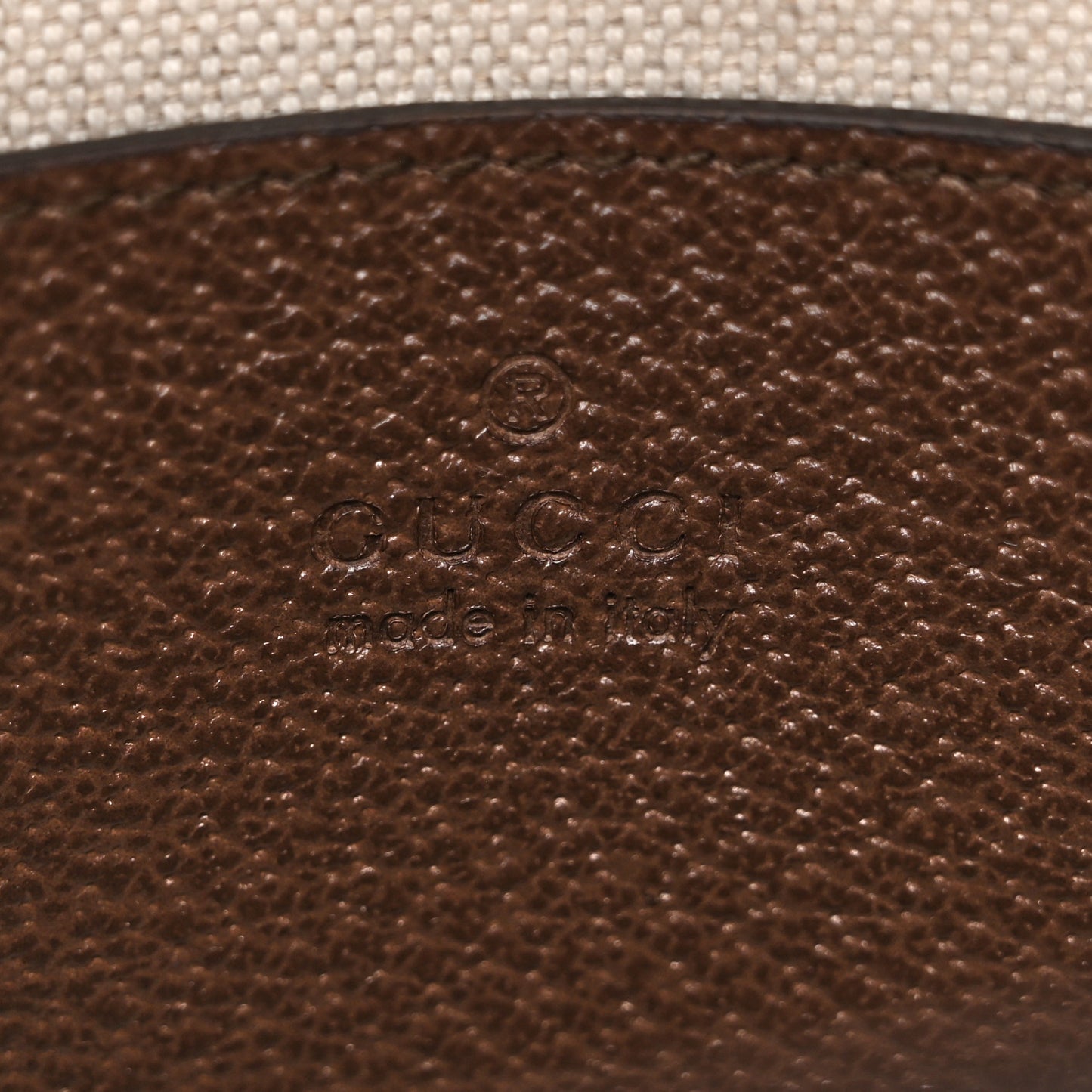Monogram Jumbo GG Textured Dollar Calfskin Web Mini Horsebit 1955 Shoulder Bag Camel Ebony New Acero
