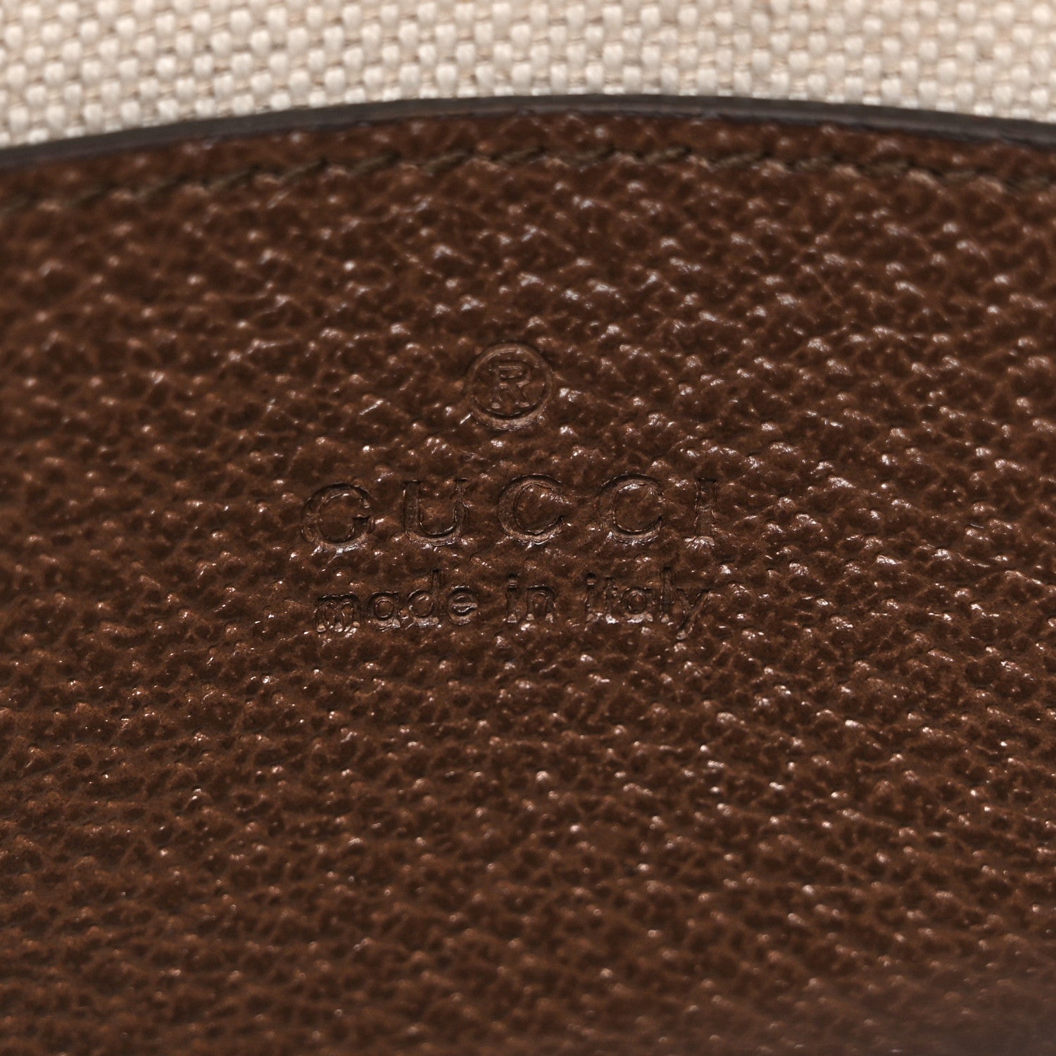 Gucci Monogram Jumbo GG Textured Dollar Calfskin Web Mini Horsebit 1955 Shoulder Bag Camel Ebony New Acero 5 of 12