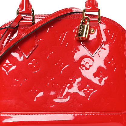 Louis Vuitton Vernis Alma BB Pomme D'Amour 7 of 9