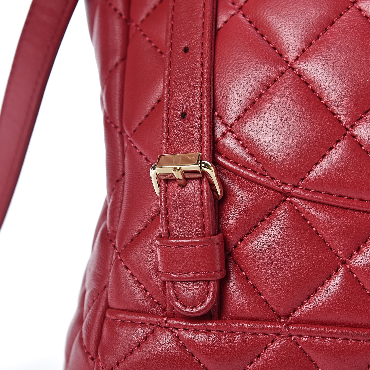 Chanel Lambskin Quilted Small Urban Spirit Backpack Dark Pink 11 of 15