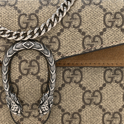 Gucci GG Supreme Monogram Super Mini Dionysus Shoulder Bag Taupe 7 of 12