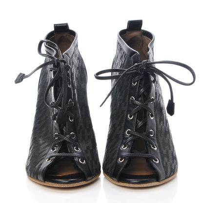 Hermes Nappa Perfore Grenade Pumps 36.5 Black 2 of 18