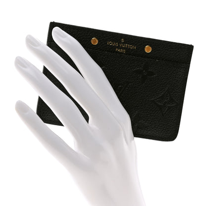 Louis Vuitton Empreinte Card Holder Black 2 of 8