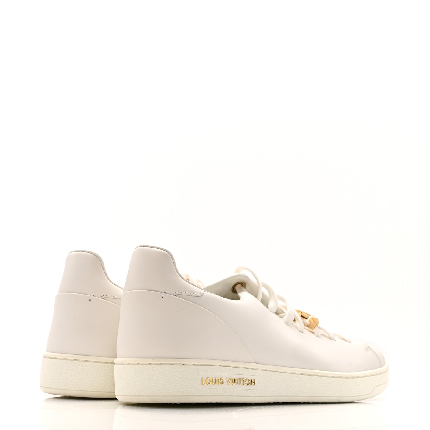 Calfskin Frontrow Sneakers 40 White