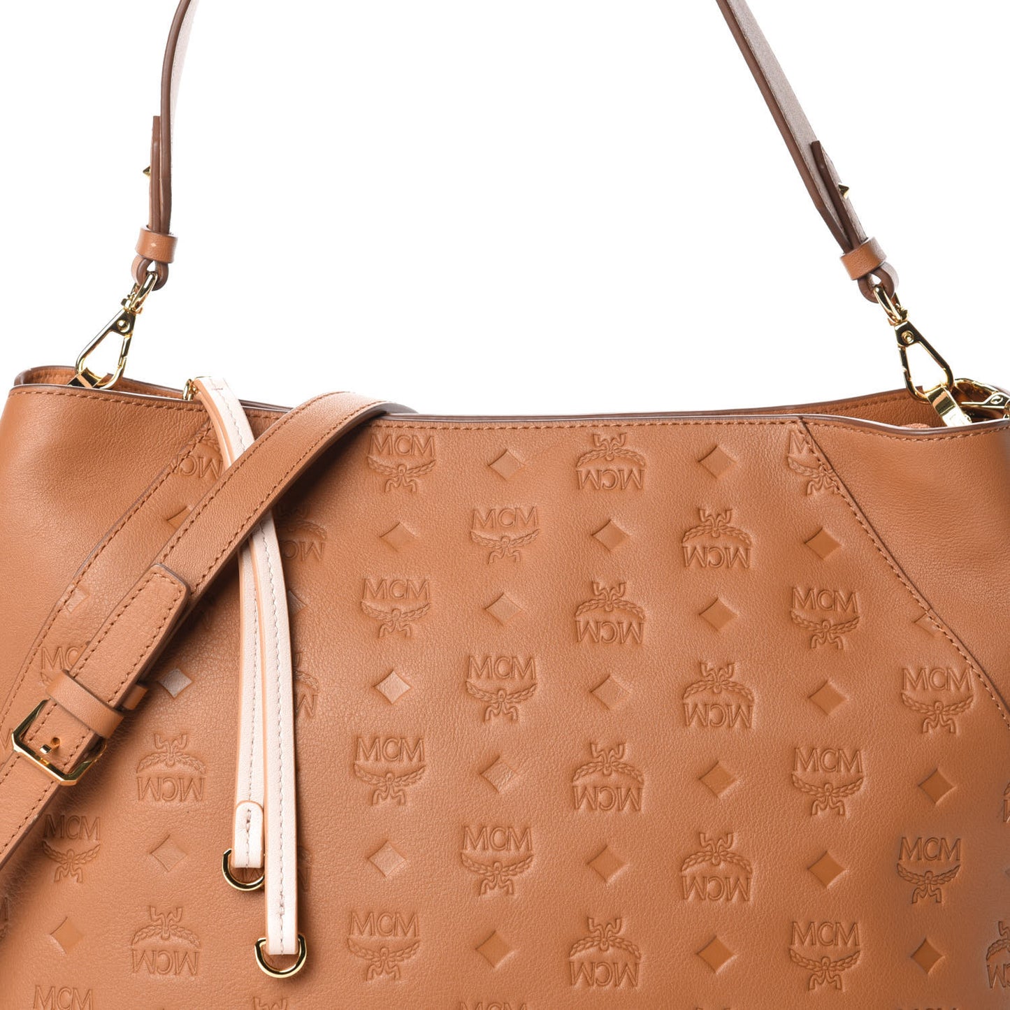 Calfskin Ottomar Monogram Medium Klara Hobo Cognac