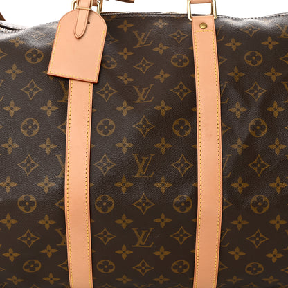 Louis Vuitton Monogram Keepall Bandouliere 55 8 of 11