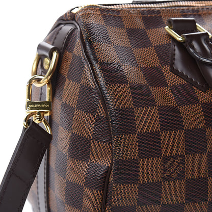 Louis Vuitton Damier Ebene Speedy Bandouliere 25 10 of 15