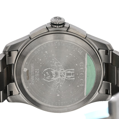 Gucci Stainless Steel 44mm G-Timeless Bee Chronograph Quartz Watch Black 4 of 4