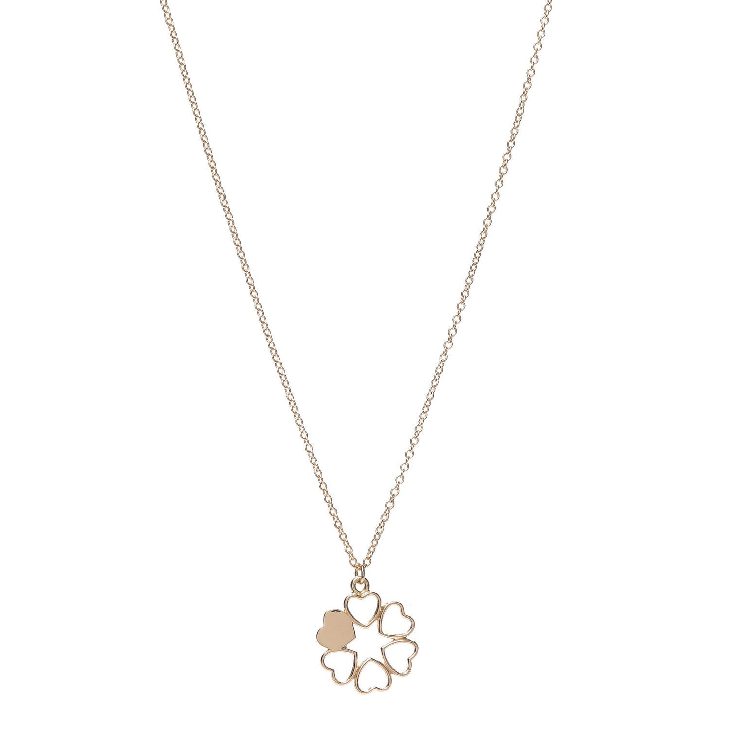 18K Rose Gold Paloma Picasso Crown of Hearts Pendant Necklace