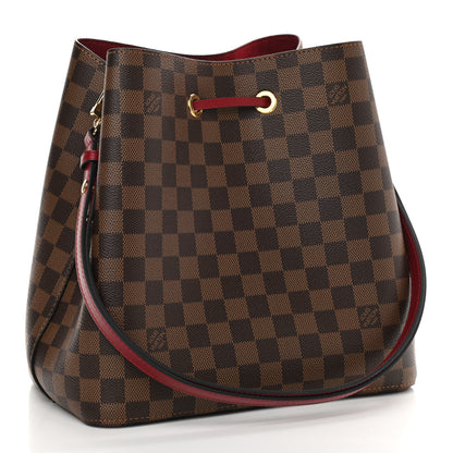 Louis Vuitton Damier Ebene Neonoe MM Cherry Berry 3 of 10