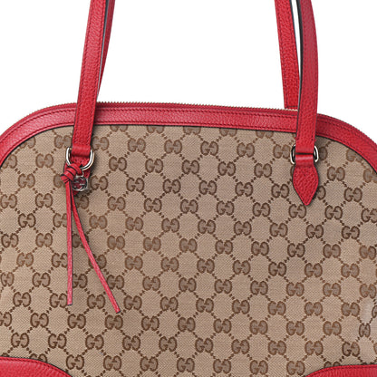 Gucci Monogram Medium Bree Shoulder Bag Red 7 of 9