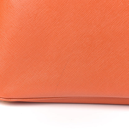 Prada Saffiano Lux Large Tote Papaya 11 of 11
