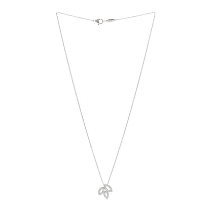 Harry Winston Platinum Diamond Small Lily Cluster Pendant Necklace 3 of 5