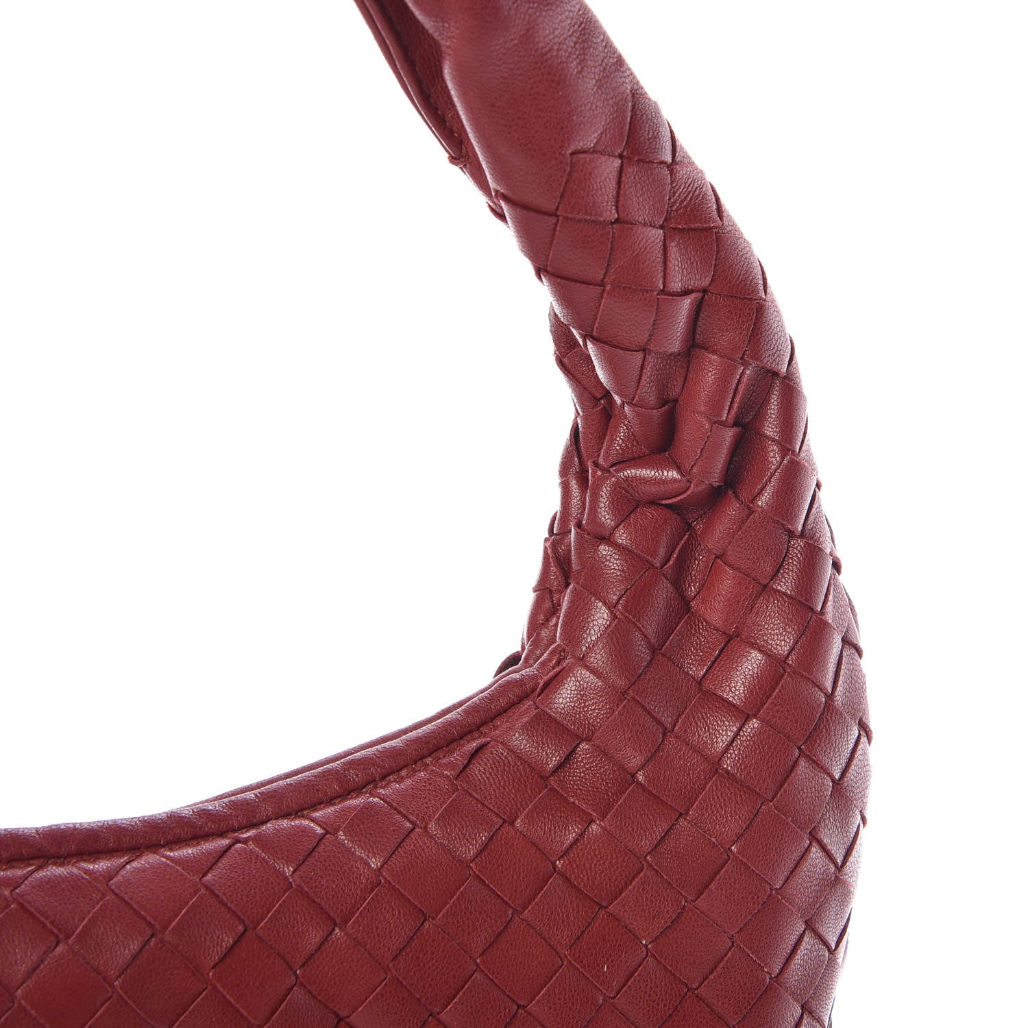 Bottega Veneta Nappa Intrecciato Small Hobo Bordeaux 12 of 15