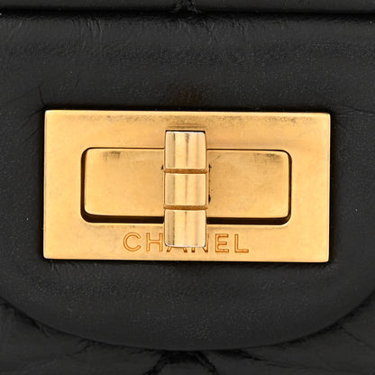Chanel Aged Calfskin Quilted 2.55 Reissue Mini Flap Black 11 of 14