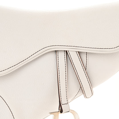 Christian Dior Calfskin Saddle Bag White 8 of 10