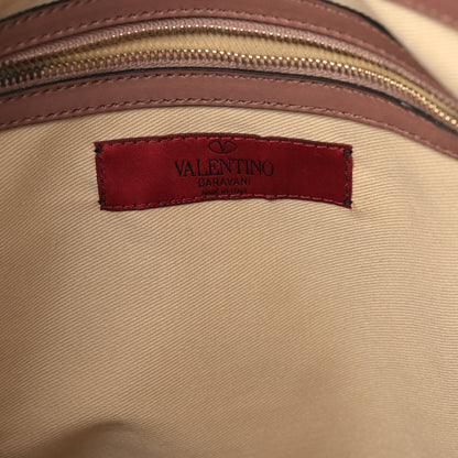 Valentino Garavani Vitello Rockstud Shopper Tote Poudre 6 of 8