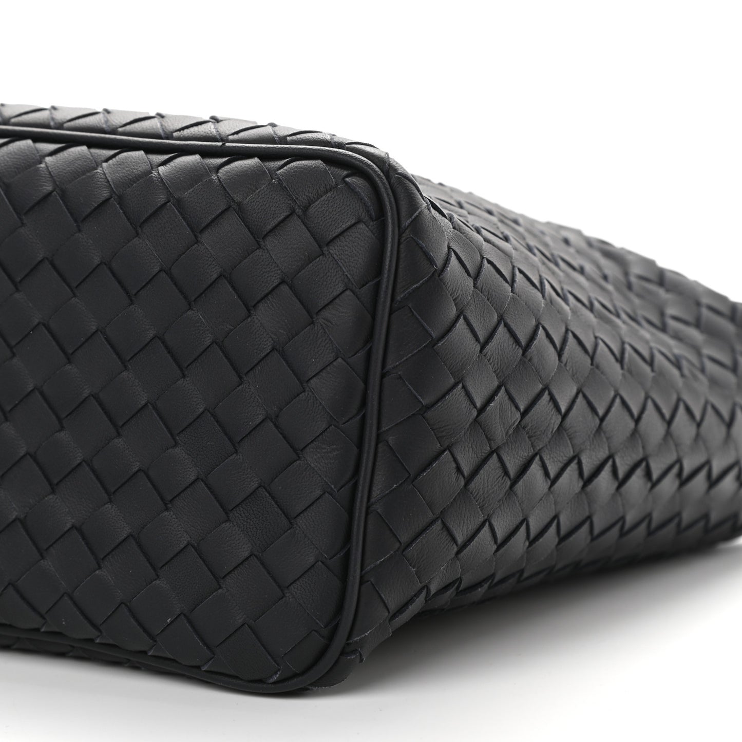 Nappa Intrecciato Small Shoulder Bag Black