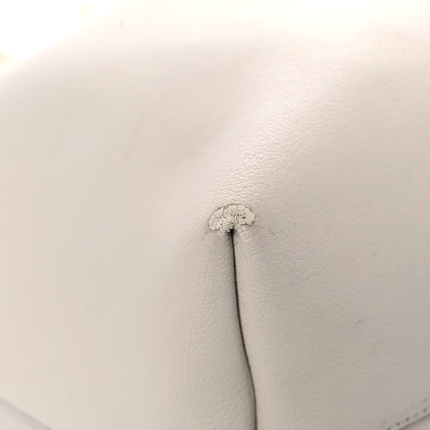 Calfskin Large Shopping Tote Porcellana