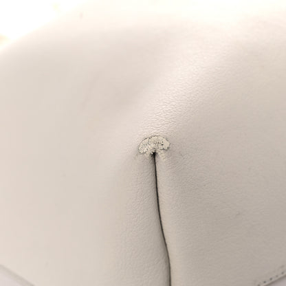 Saint Laurent Calfskin Large Shopping Tote Porcellana 7 of 36