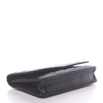 Chanel Caviar Quilted Wallet On Chain WOC Black 4 of 12