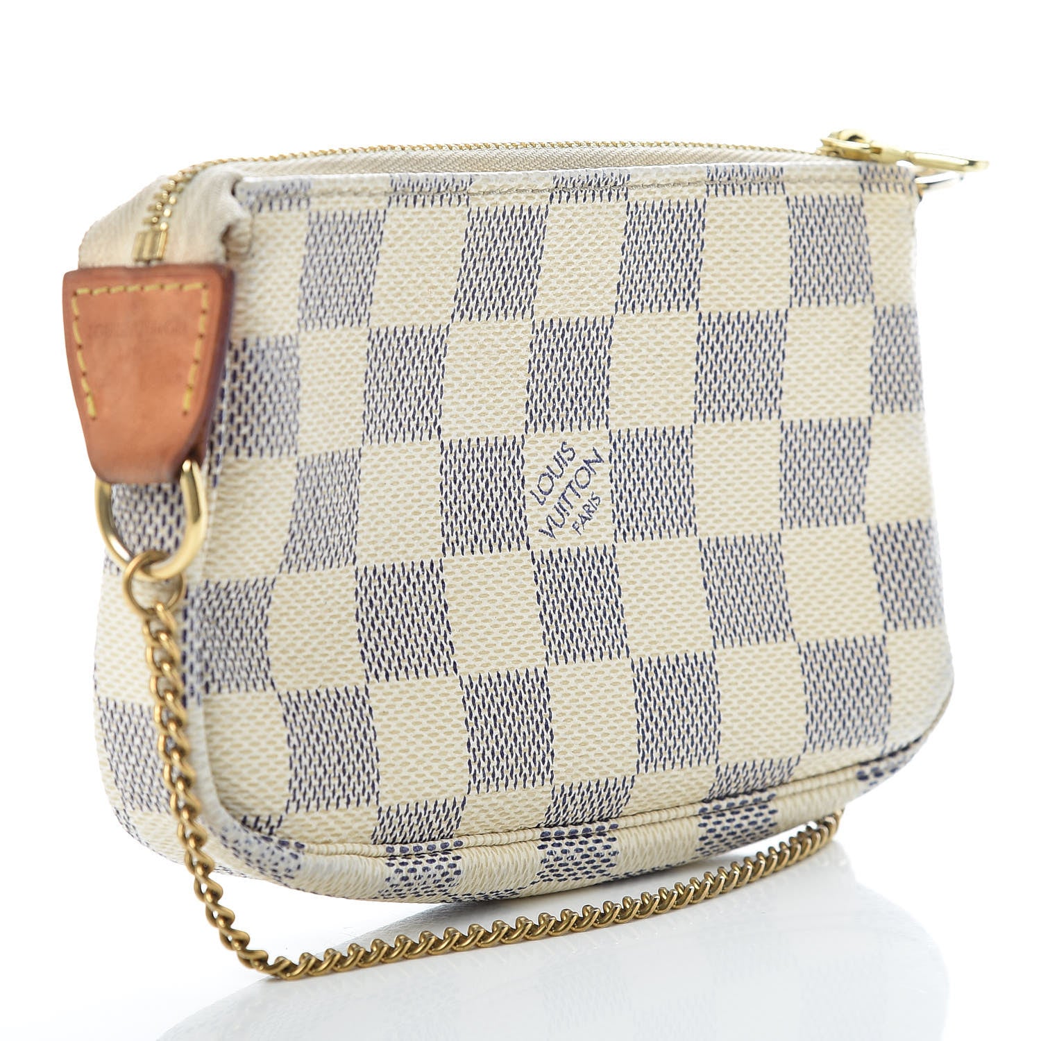 Louis Vuitton Damier Azur Mini Pochette Accessories 3 of 9