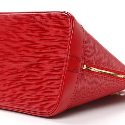 Louis Vuitton Epi Alma PM Castillan Red 9 of 14